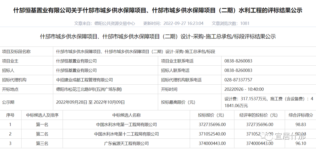 什邡市水利局新项目推动水利建设助力地方发展